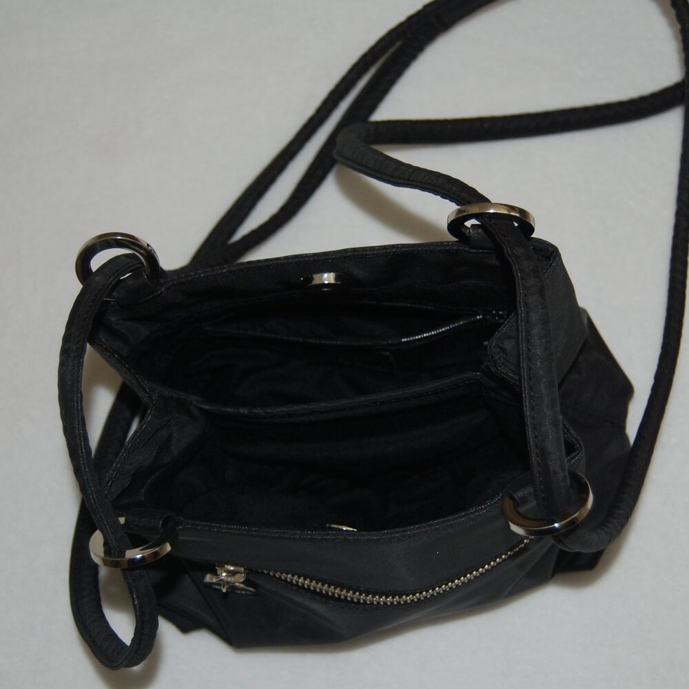 Nine West Mini Purse - Crossbody Bag - Mini Backpack Purse, Black, Vintage 1998